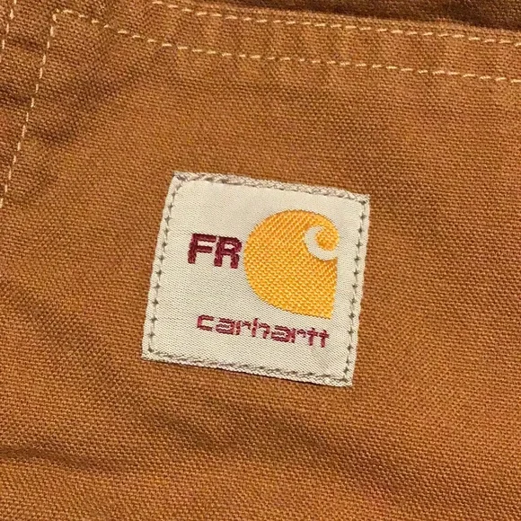 Carhartt Vest Men's 2XL Brown FR Fire Resistant Duck Insulated Workwear Vest - Picture 5 of 9